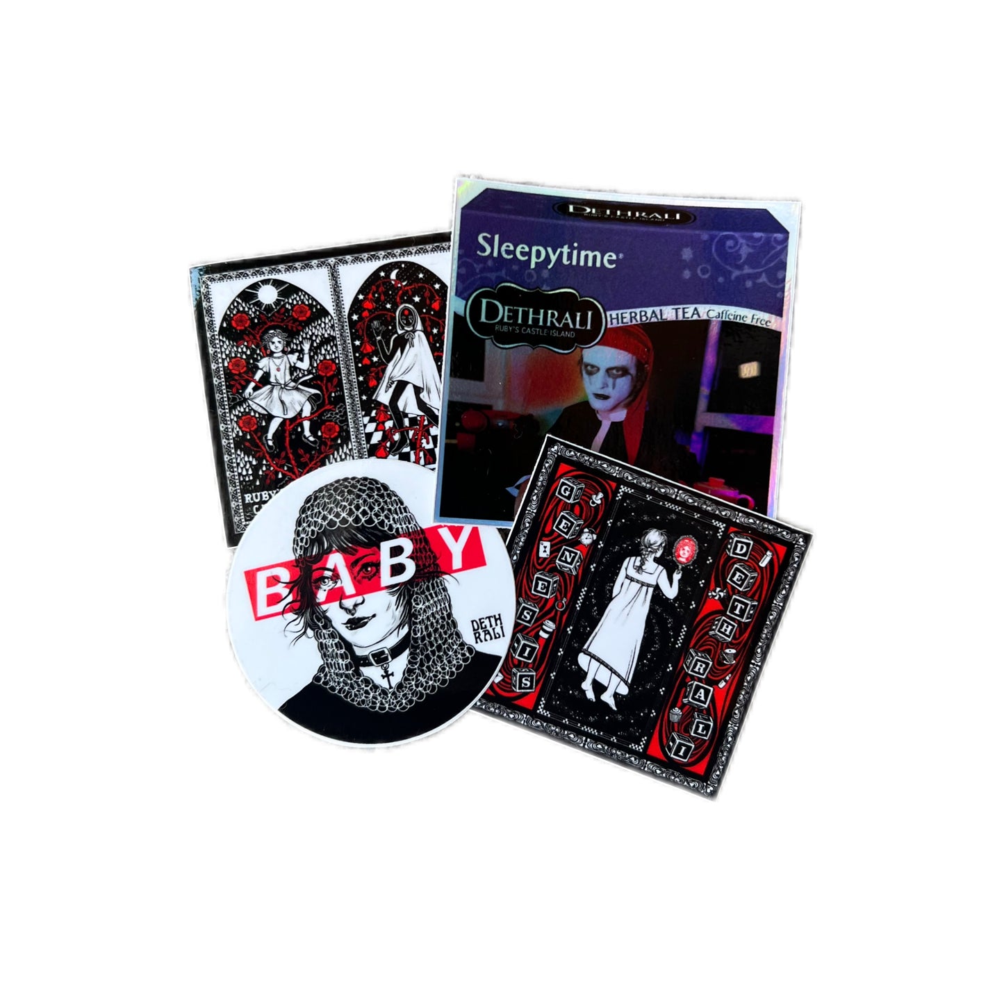 Deth Rali Sticker 4-Pack