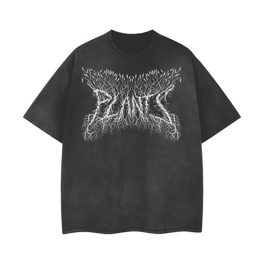 Black Metal Plantz Vintage Wash T-Shirt