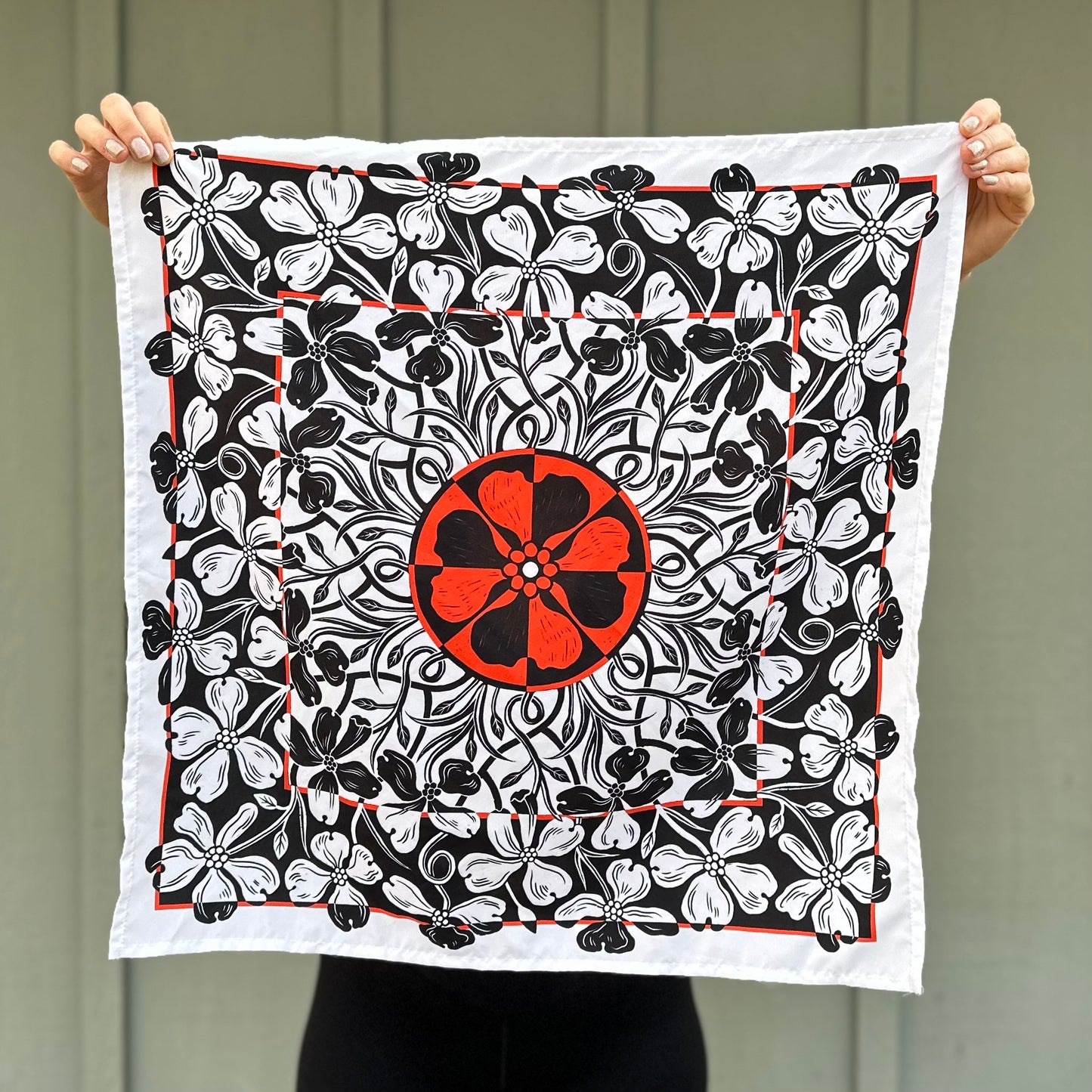 DOGWOOD - 21x21" bandana