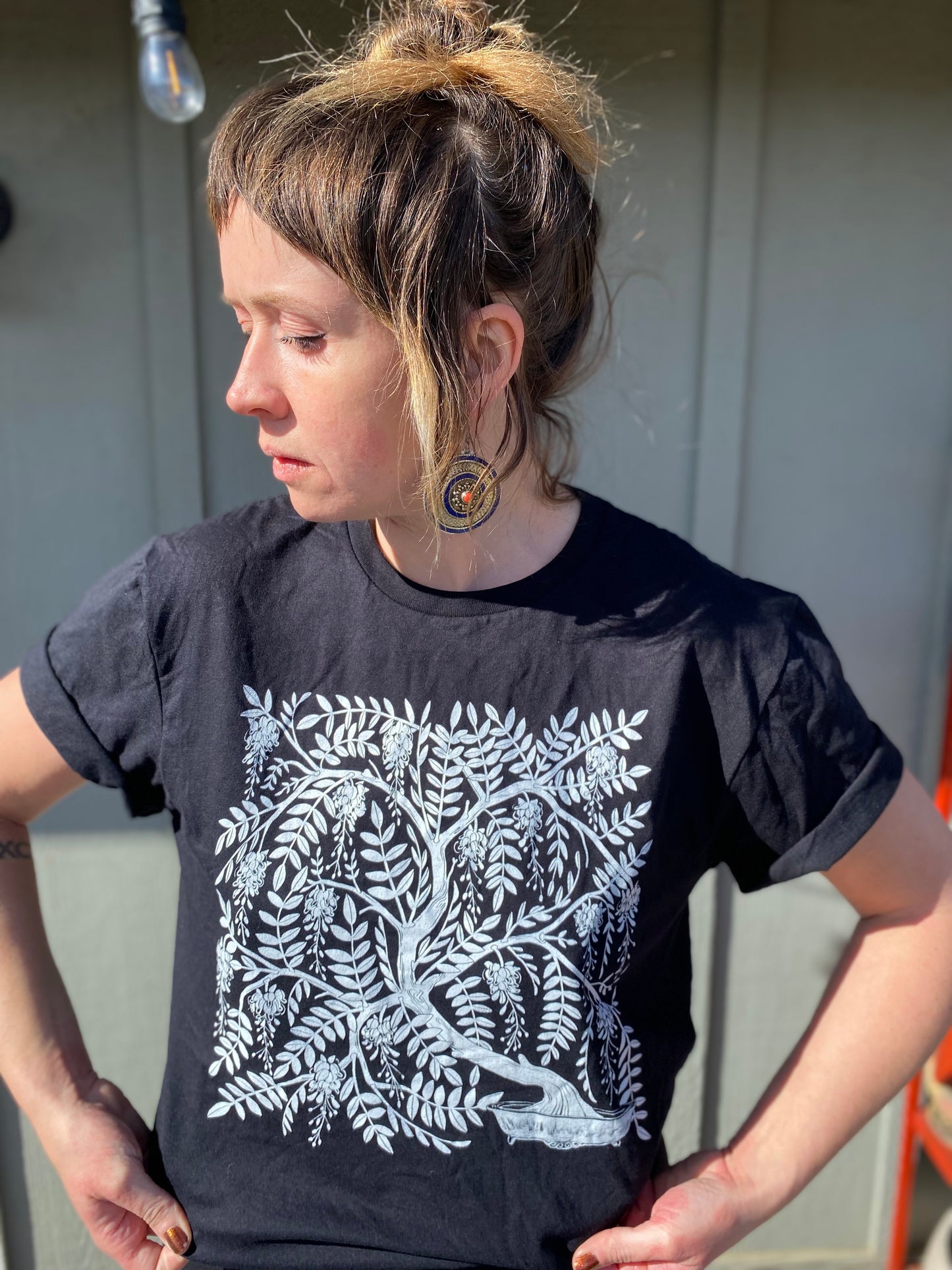 WISTERIA BONSAI - short sleeve unisex tshirt