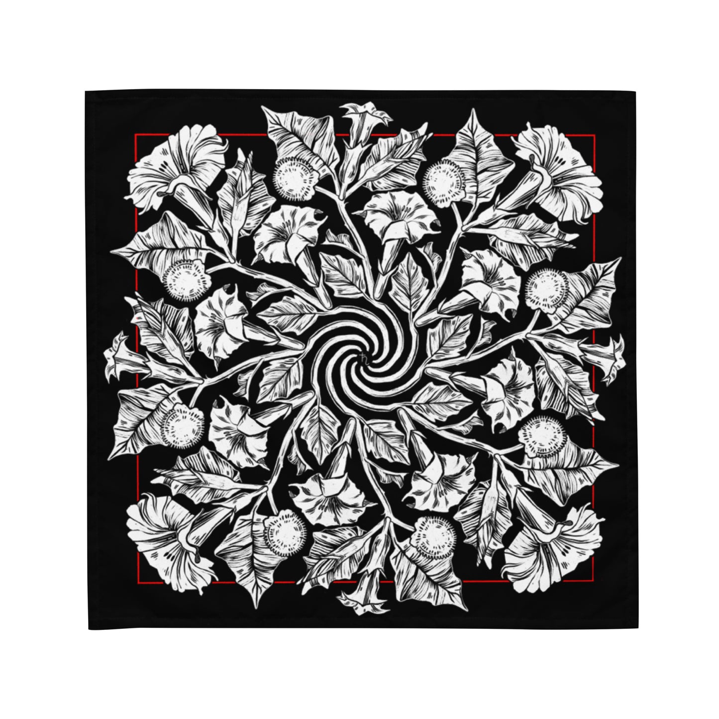 DATURA SPIRAL - 21x21" bandana