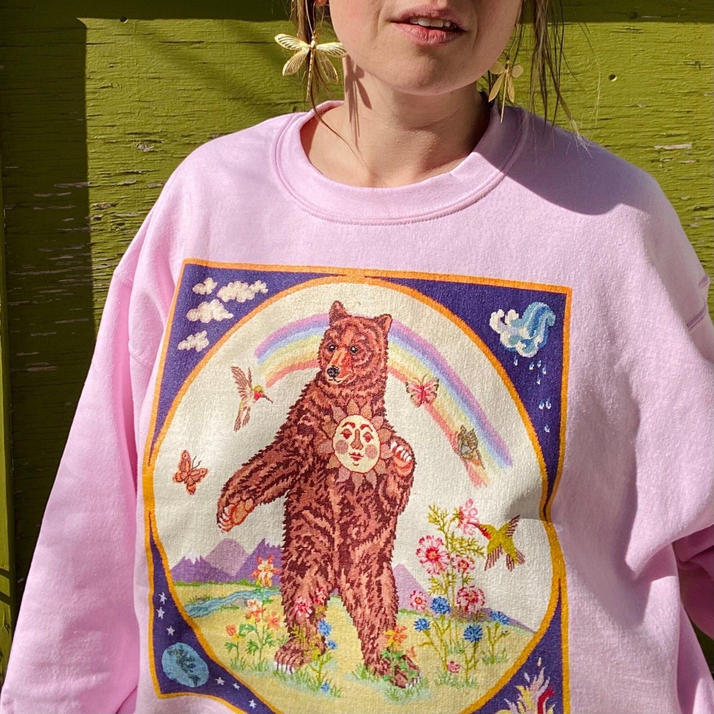 GRANDMA BEAR crewneck sweater