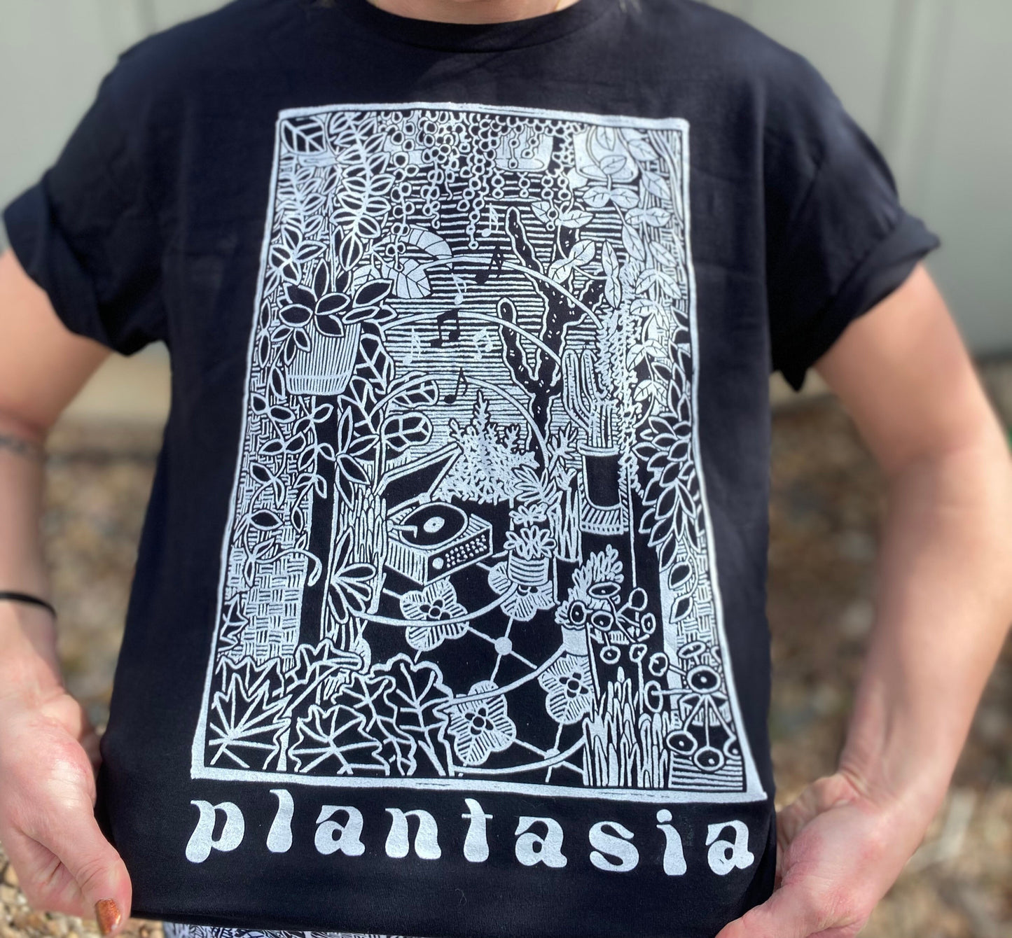 PLANTASIA tshirt - - Unisex Short Sleeve Graphic Botanical Houseplant Plant Daddy / Lady Green Witch T Shirt